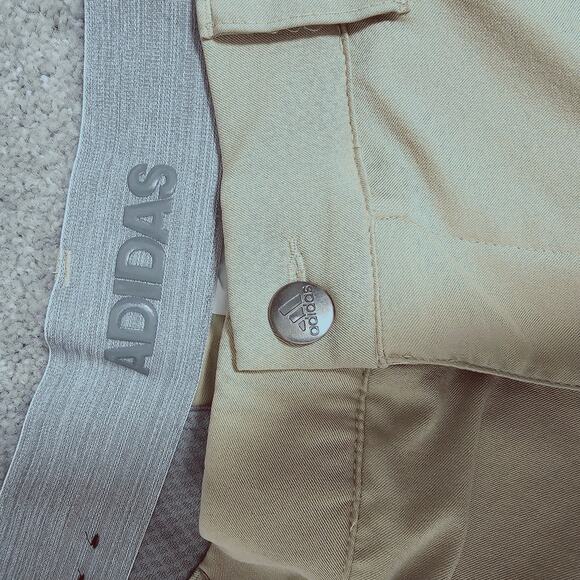Adidas Ultimate Classic Golf Pant Mens 32x30 Khaki Active wear Sportswear - Picture 15 of 15